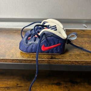 Nike Lil Posite Pro Shoes Boys Size 2C University Red White 643145-405